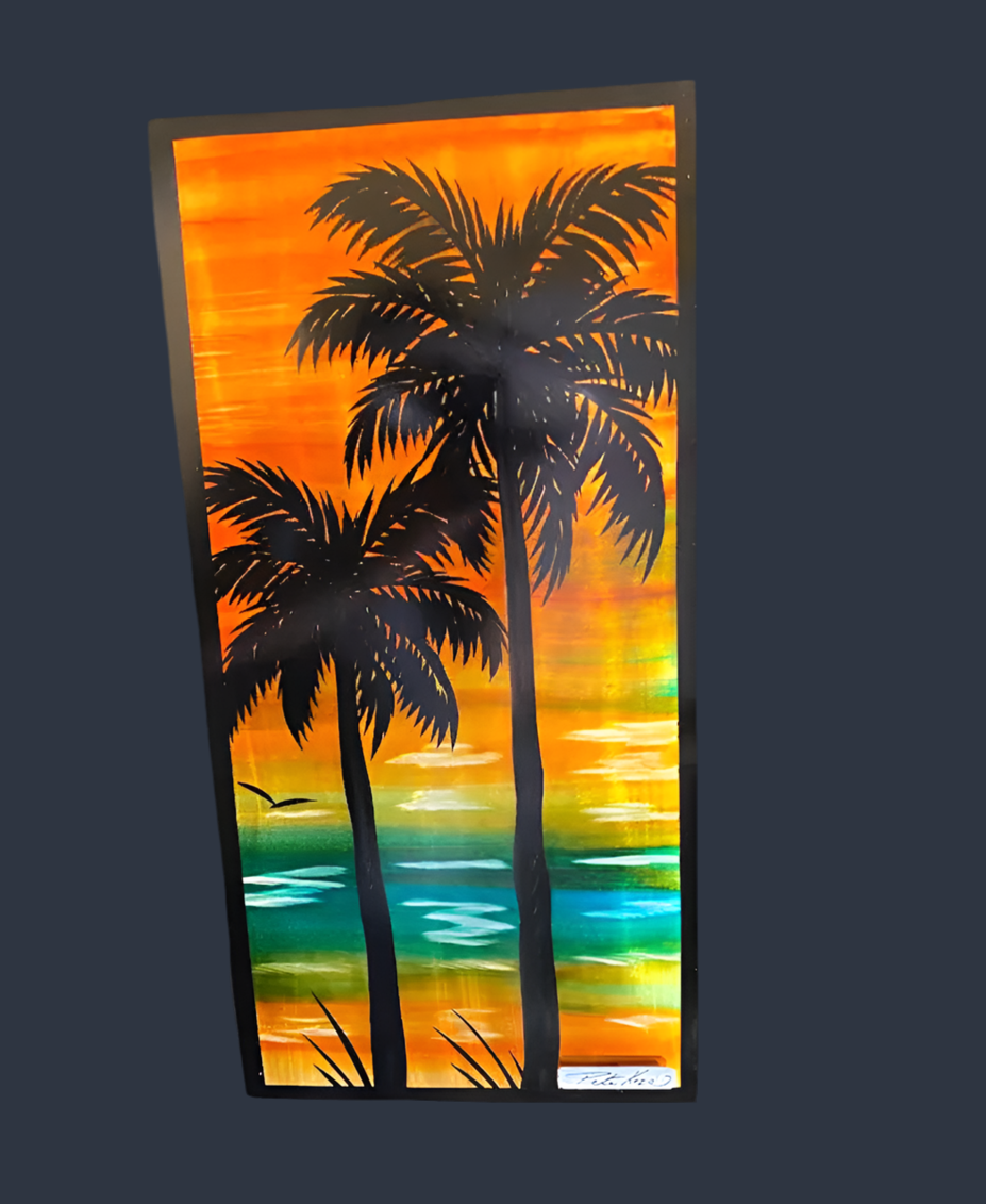 Palm Trees + Color Options PETE KOZA METAL ART 2