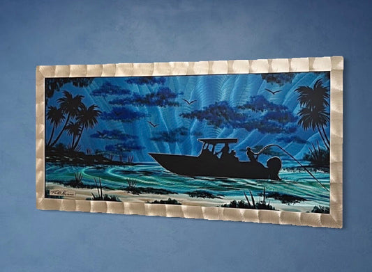 Paradise Bound (Boating edition) Pete Koza Metal Art