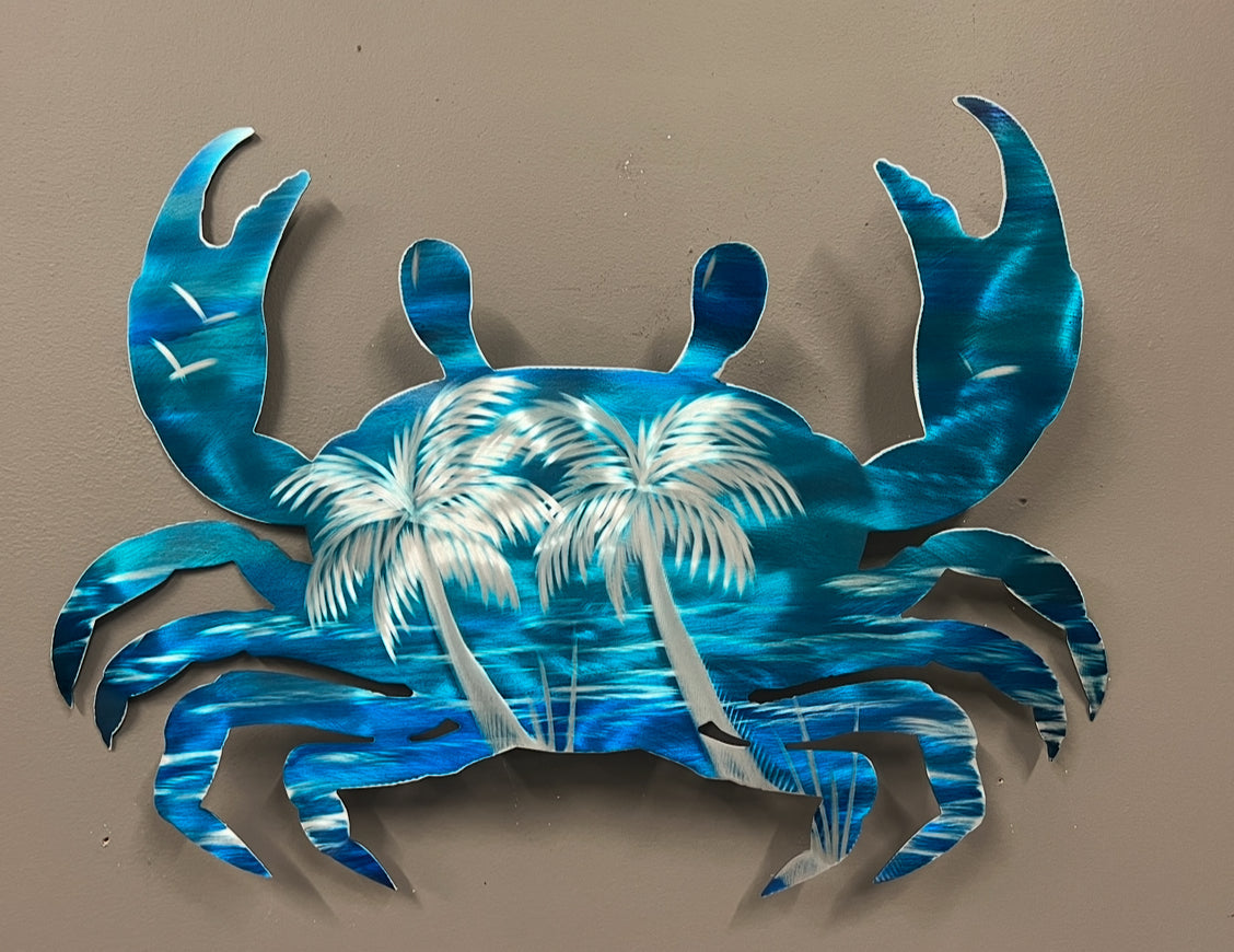 Crabby day Pete Koza Metal Art