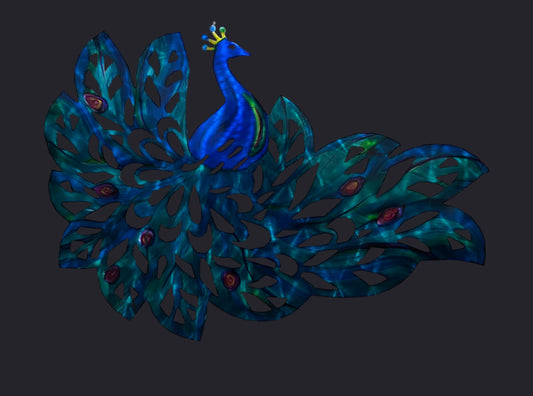 PEACOCK Pete Koza Metal Art