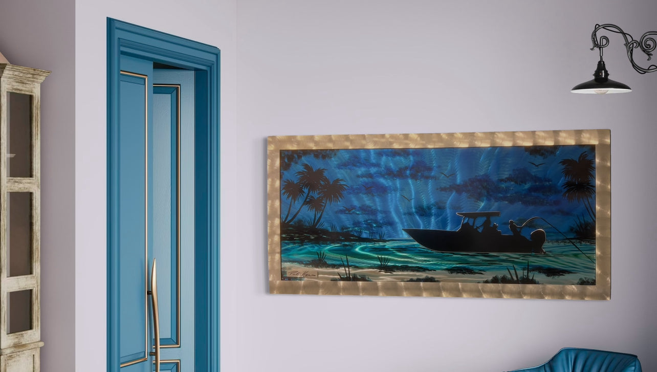 Paradise Bound (Boating edition) Pete Koza Metal Art