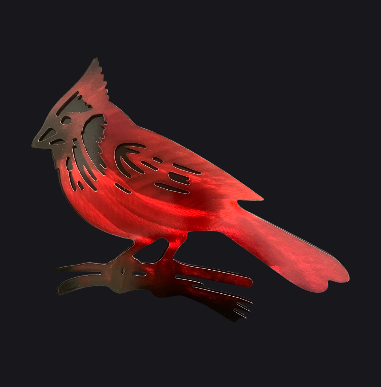 Cardinal Love Pete Koza Metal Art