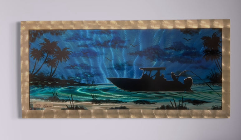Paradise Bound (Boating edition) Pete Koza Metal Art
