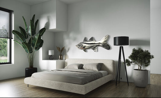 Snook / Hand Painted Metal Art Pete Koza Metal Art