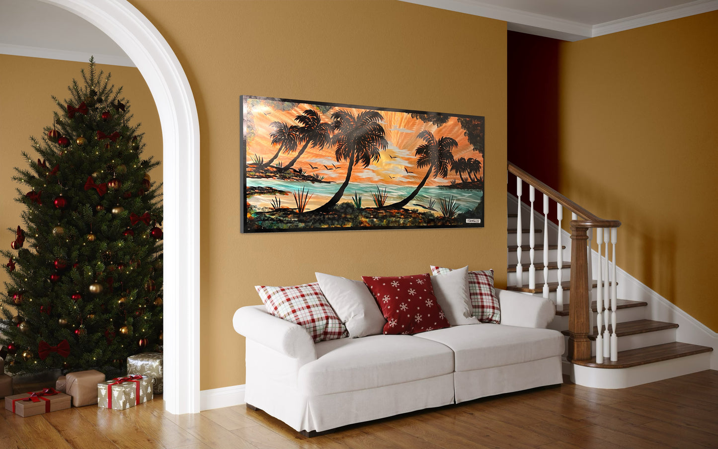 One of a Kind Summer Beach Day Pete Koza Metal Art