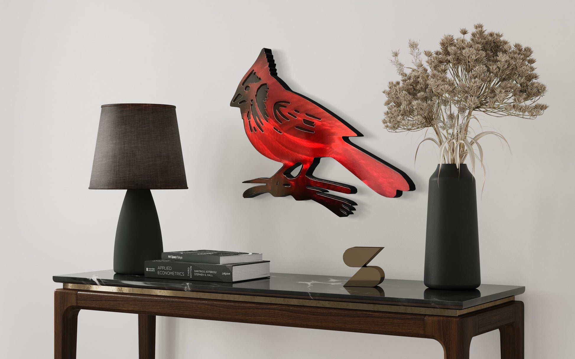 Cardinal Love Pete Koza Metal Art