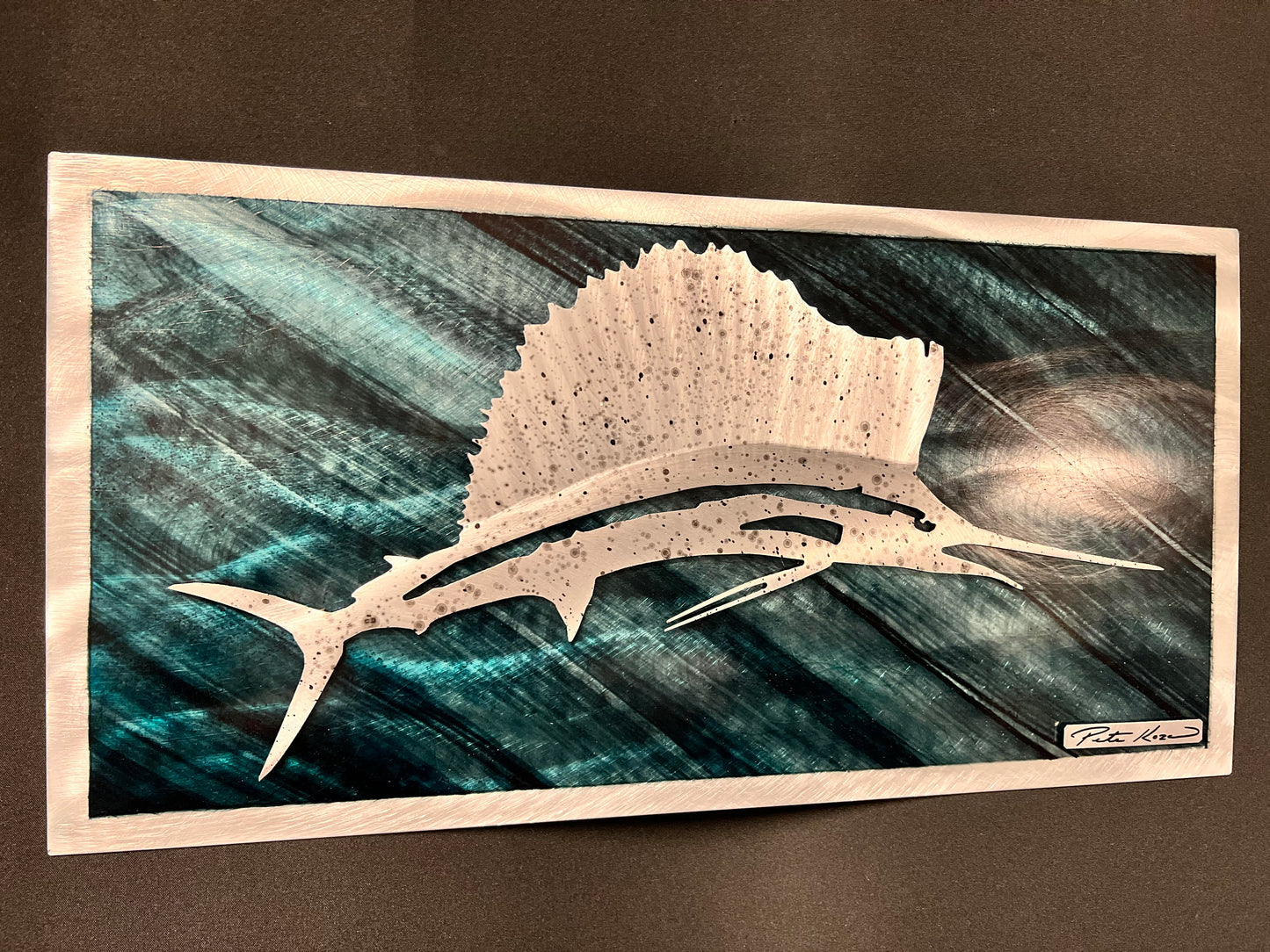 20% OFF! *New Silver Sailfish Scene
