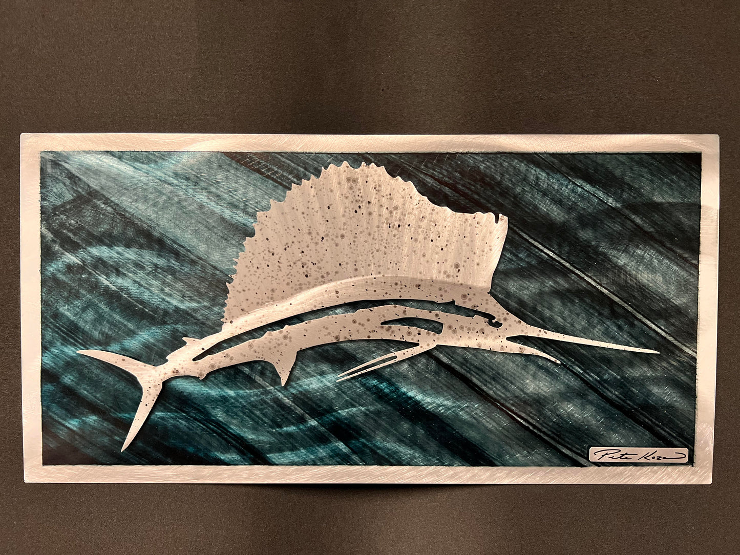 20% OFF! *New Silver Sailfish Scene