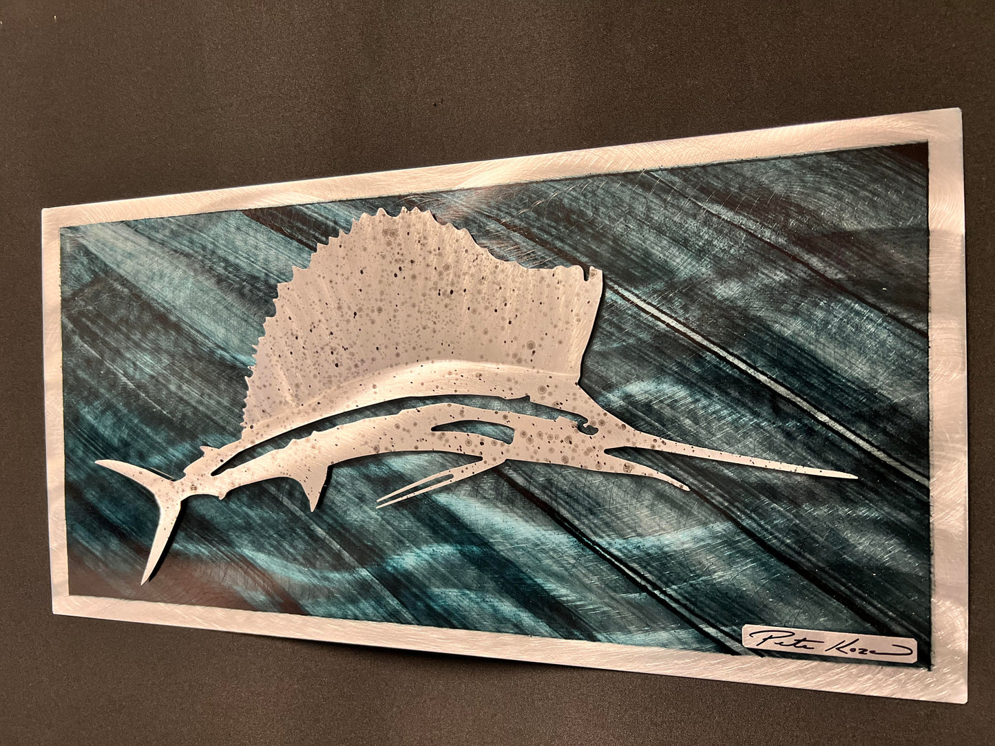 20% OFF! *New Silver Sailfish Scene