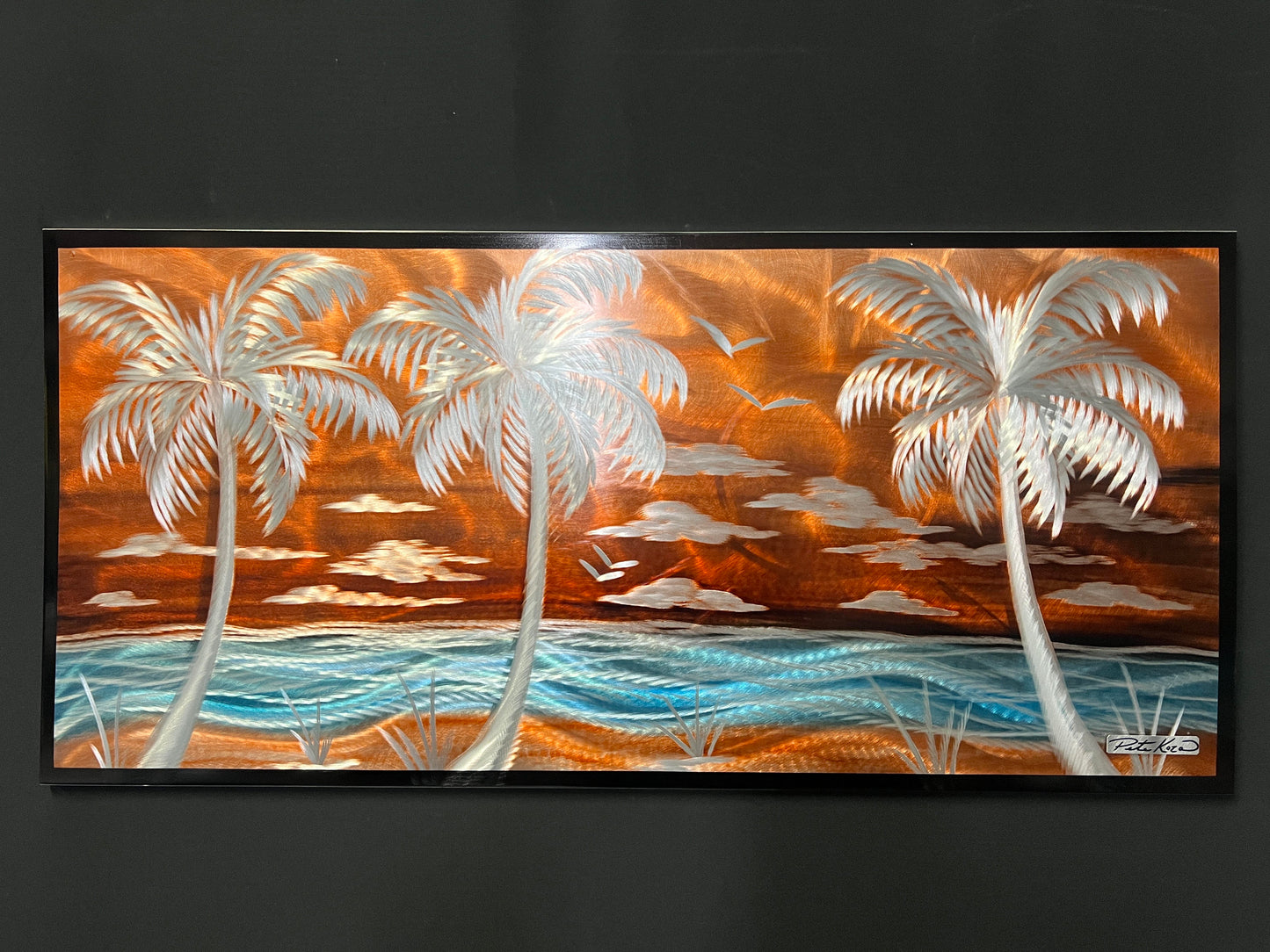 *New Coral Island Scene Use Promo Code usa15 To Get 15% Off! - Pete Koza Metal Art