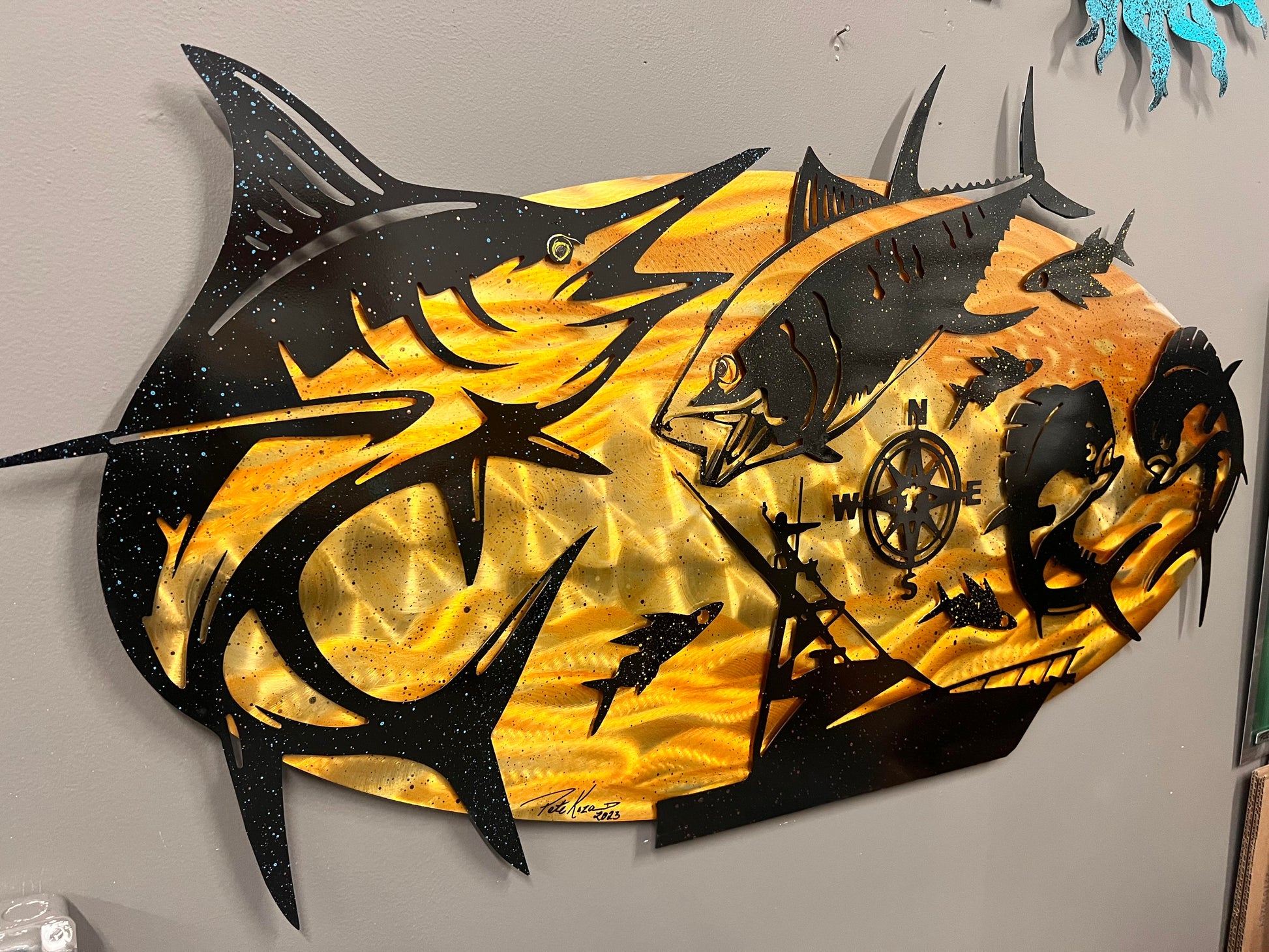 Golden Fishing Extreme "Special Edition" PETE KOZA METAL ART