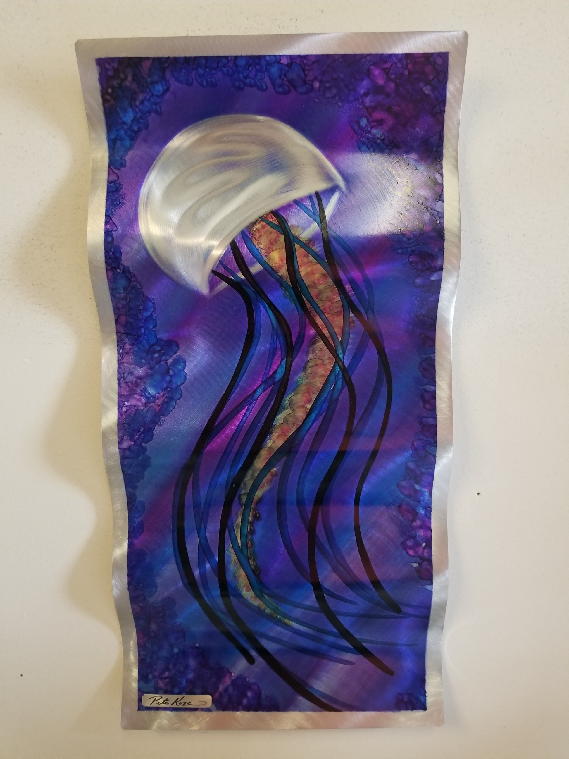 Jelly Delight Ripple Effect Pete Koza Metal Art