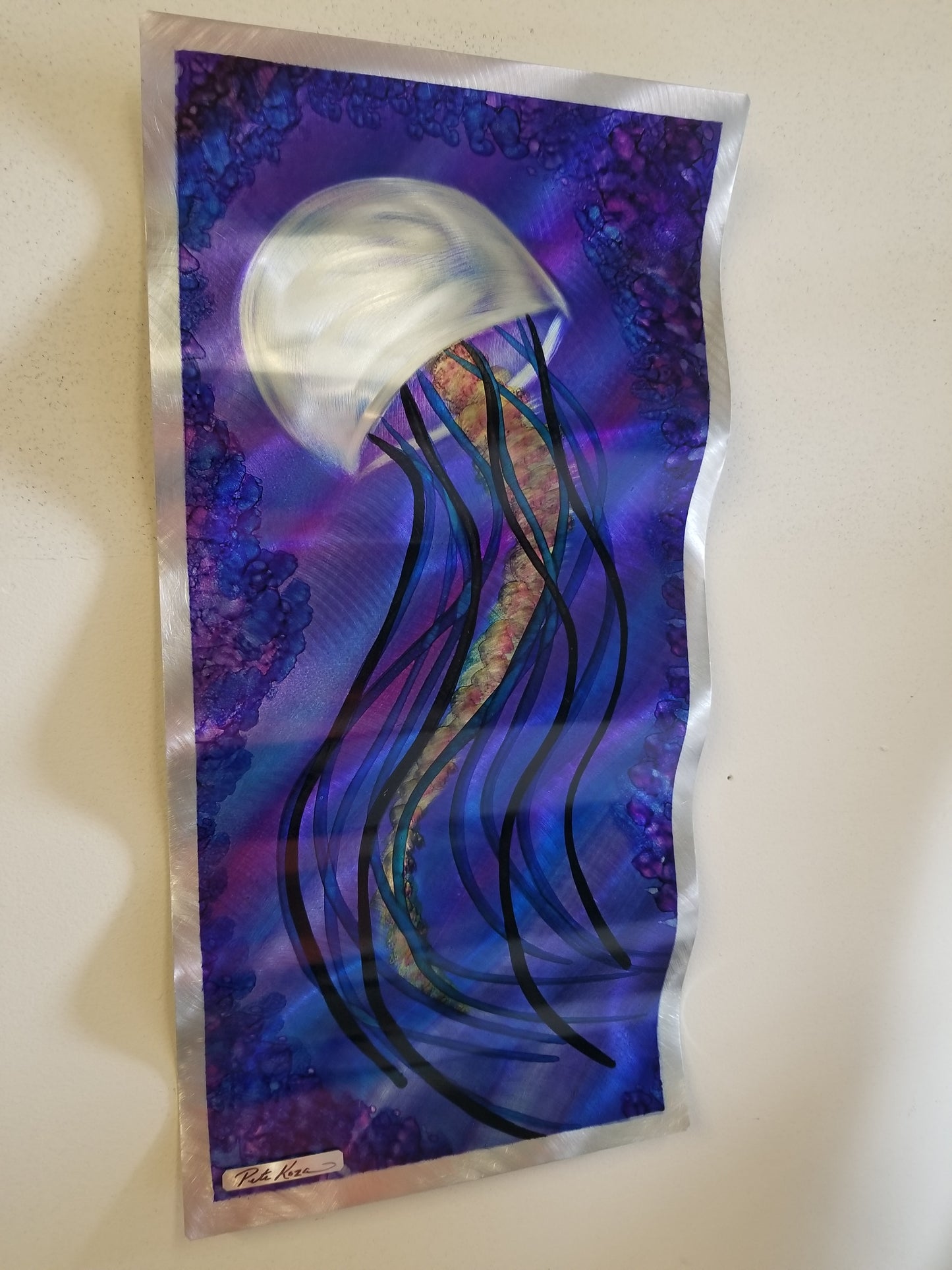 Jelly Delight Ripple Effect Pete Koza Metal Art