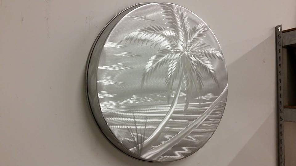Circle Pan Art Aluminum PETE KOZA METAL ART