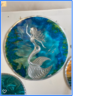 Mermaid Circle Art PETE KOZA METAL ART 2