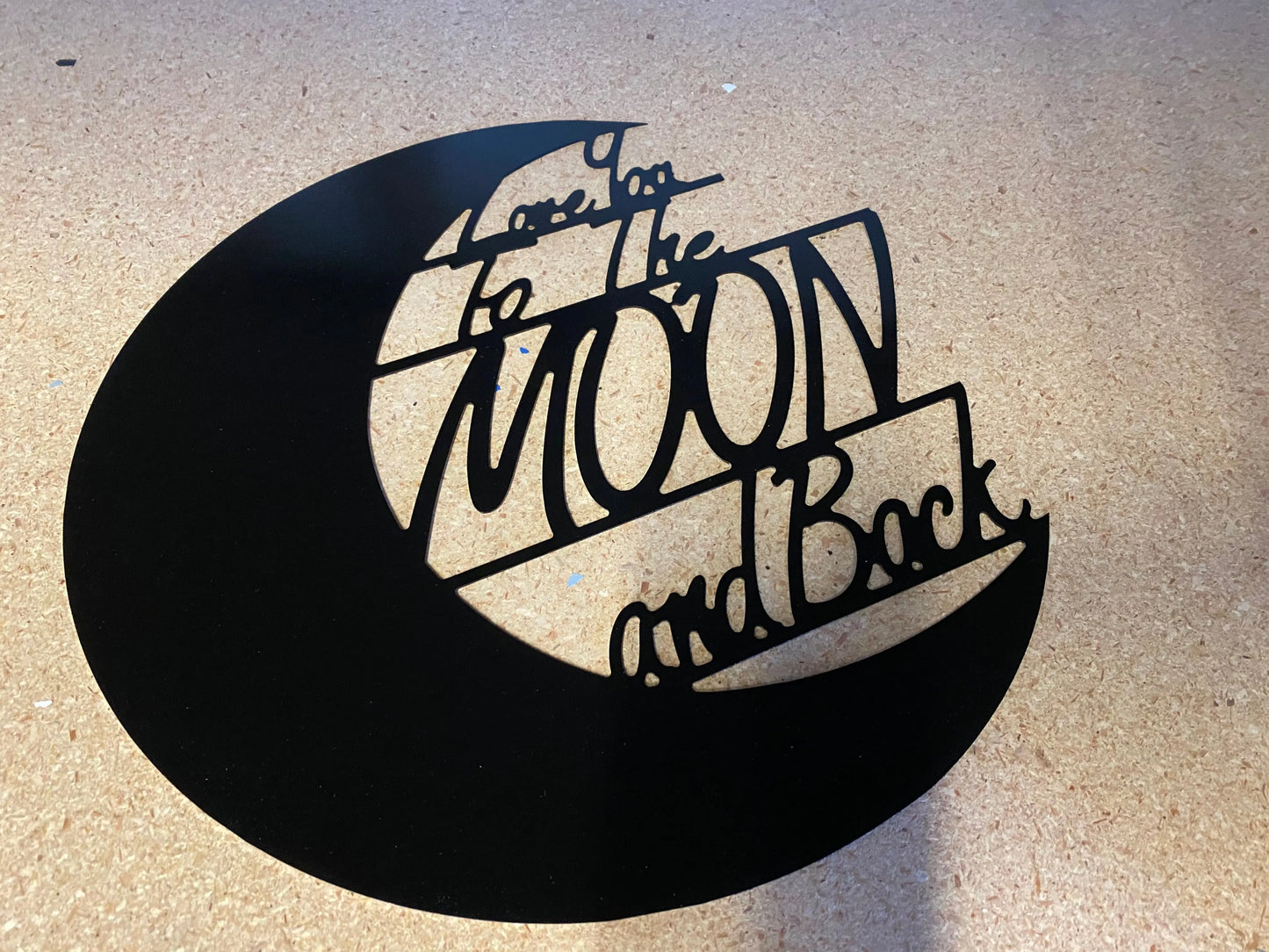 Love You To The Moon And Back PETE KOZA METAL ART 2