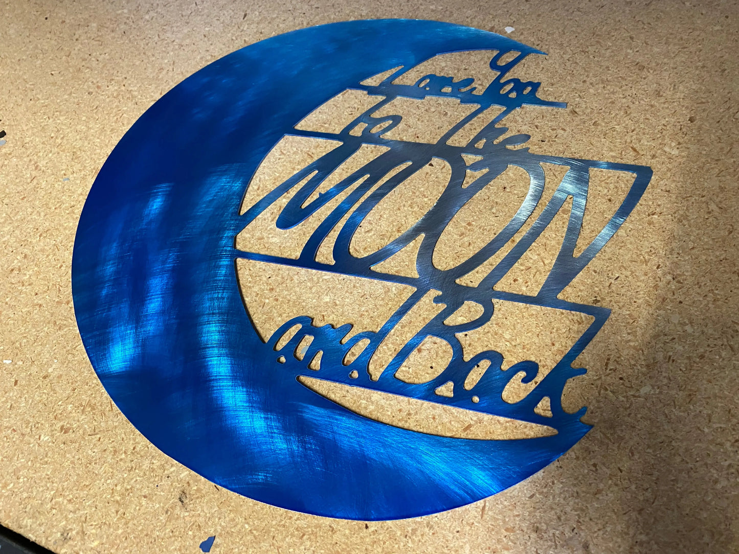 Love You To The Moon And Back PETE KOZA METAL ART 2