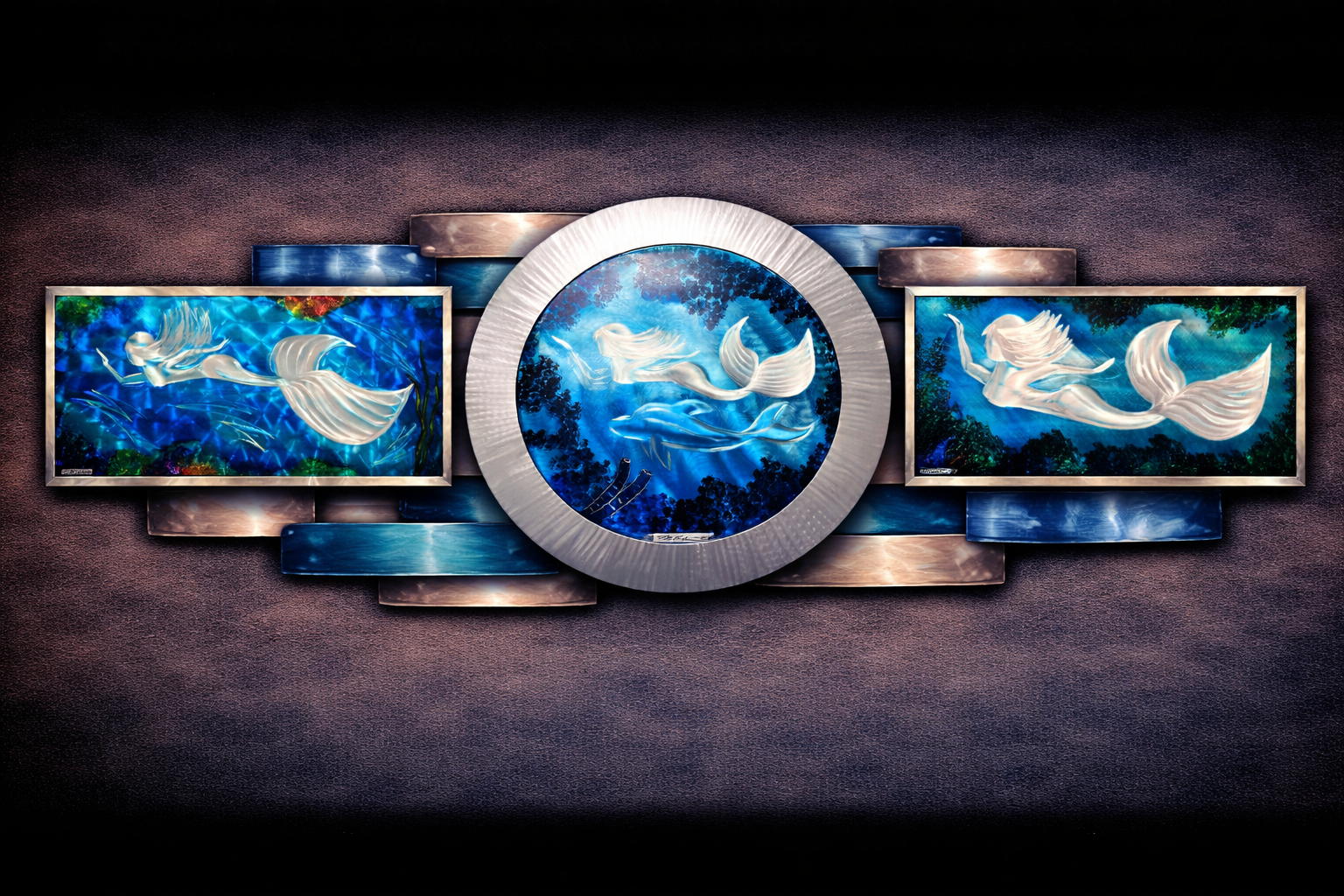 MERMAID-COLLECTION-ALL-SIZES Pete Koza Metal Art