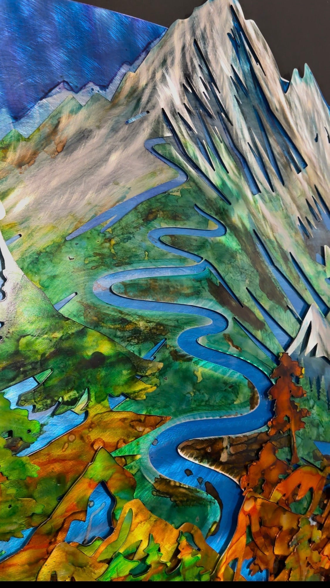 Mountains breeze 60” Pete Koza Metal Art