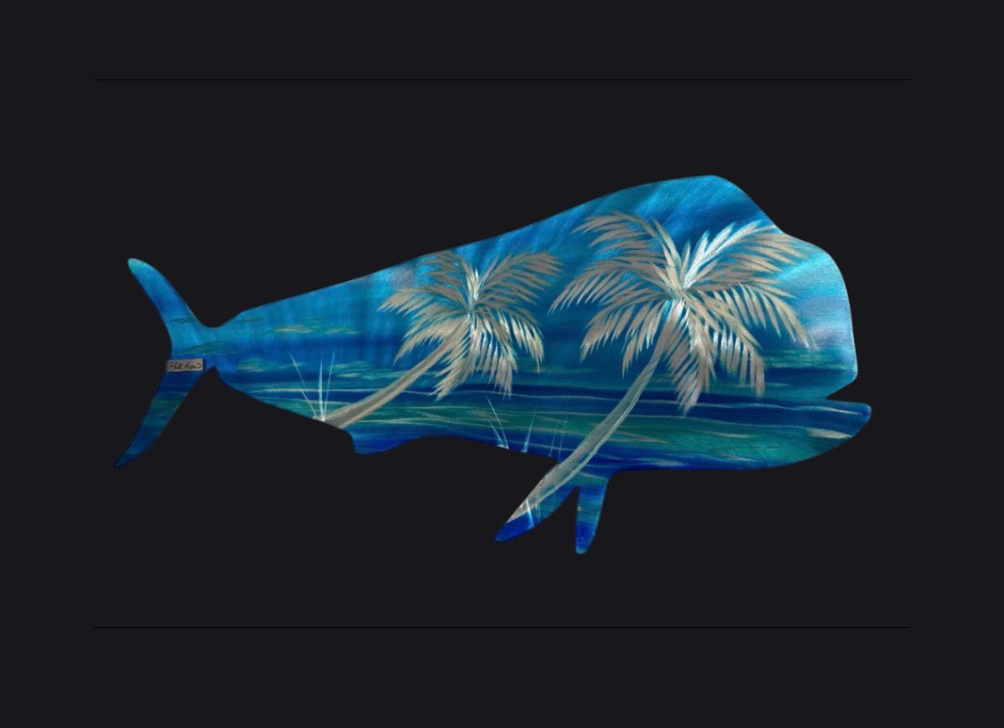 Mahi Mahi. Email me to customize PETE KOZA METAL ART