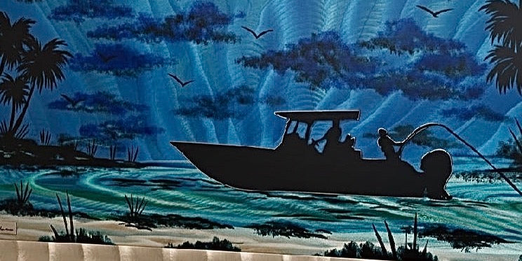Paradise Bound (Boating edition) Pete Koza Metal Art