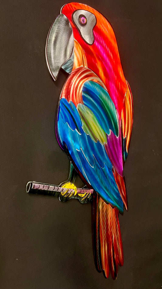 Parrot 36” Pete Koza Metal Art