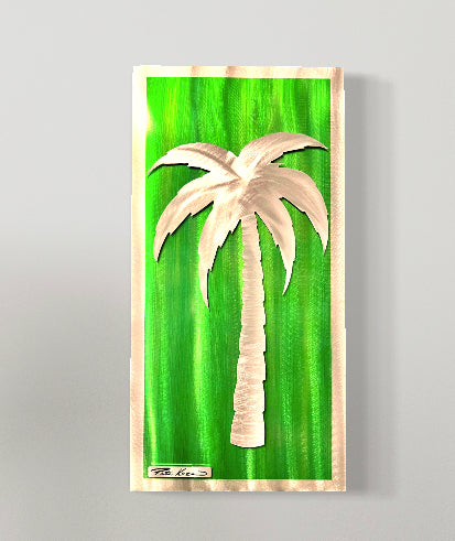 20% OFF! *New Palm Tree Scene PETE KOZA METAL ART