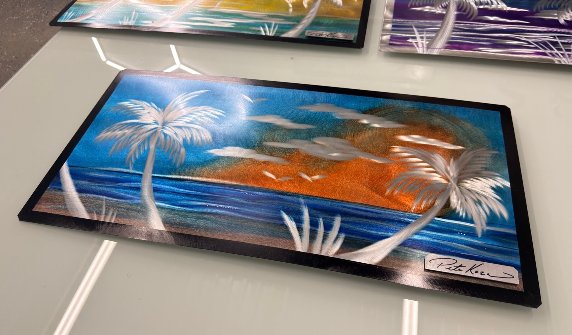 That Suns Rise! Pete Koza Metal Art