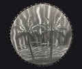 Silver Palms Circle Art 24 INCH PETE KOZA METAL ART