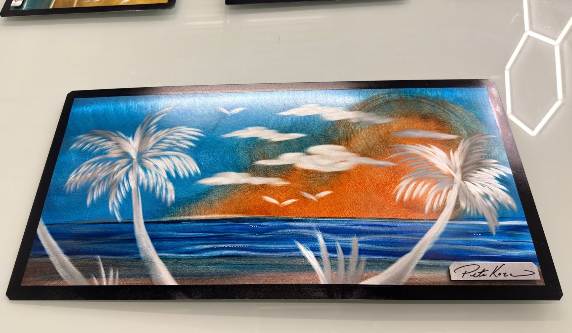 That Suns Rise! Pete Koza Metal Art