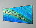 Sea Life Turtle Scene Pete Koza Metal Art