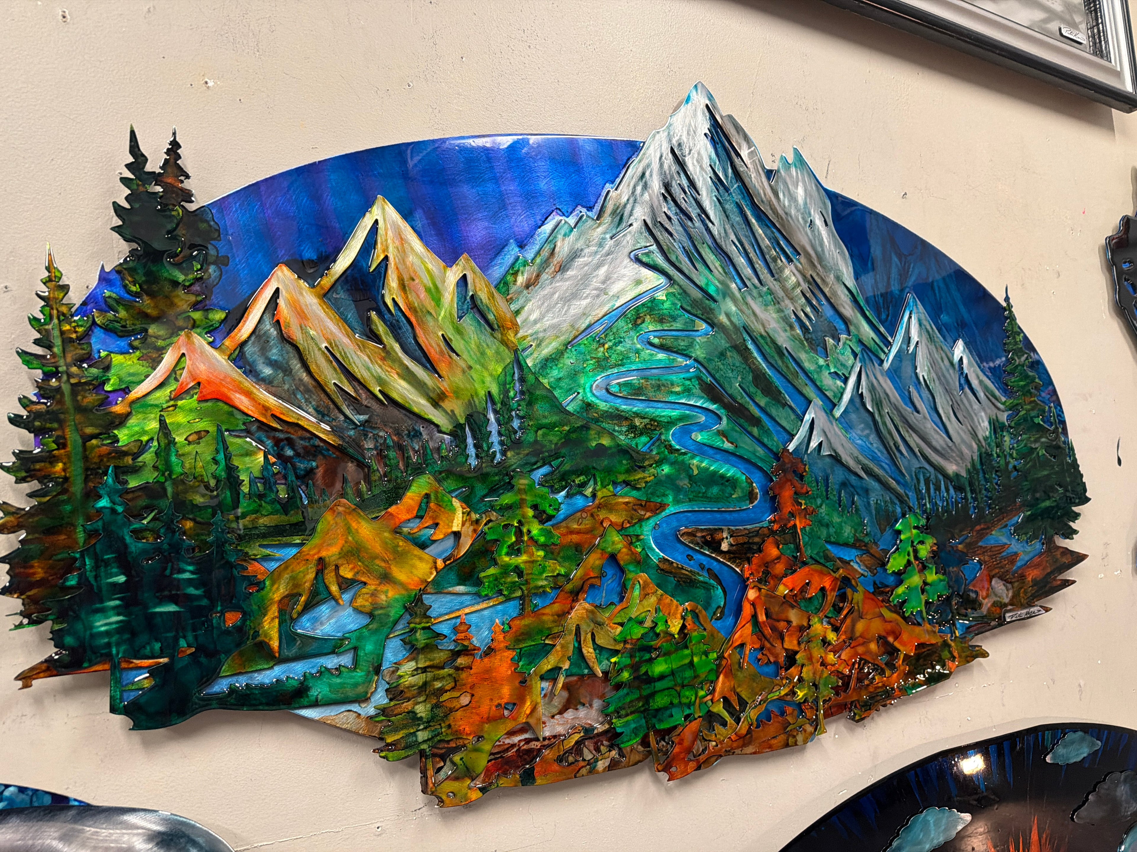 Mountains breeze 60” Pete Koza Metal Art