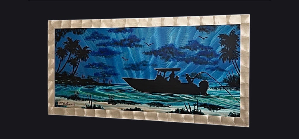 Paradise Bound (Boating edition) Pete Koza Metal Art