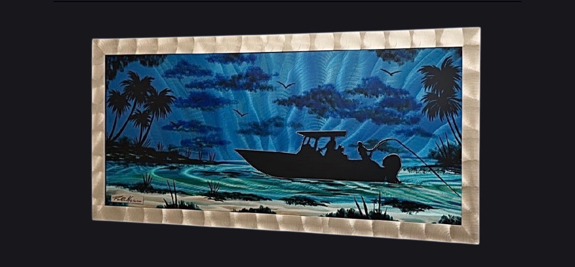 Paradise Bound (Boating edition) Pete Koza Metal Art