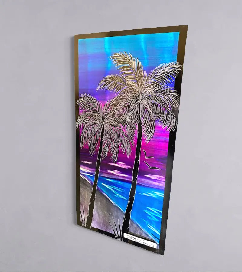 Palm Trees + Color Options PETE KOZA METAL ART 2