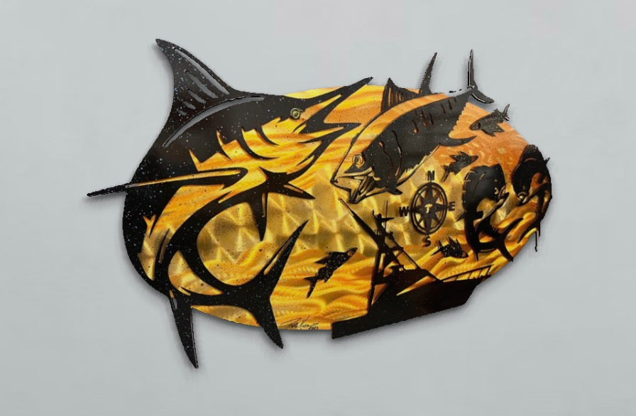 Golden Fishing Extreme "Special Edition" PETE KOZA METAL ART