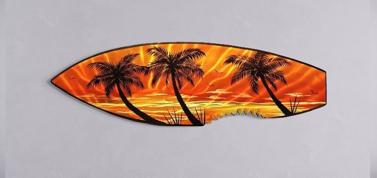 Surf dayz Pete Koza Metal Art