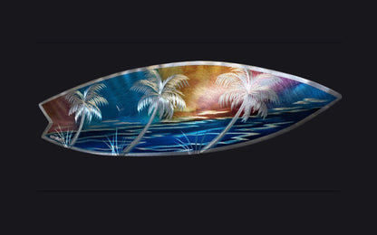 Sunburst Surfboard PETE KOZA METAL ART