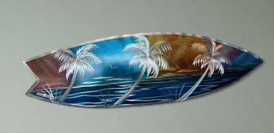 Sunburst Surfboard PETE KOZA METAL ART