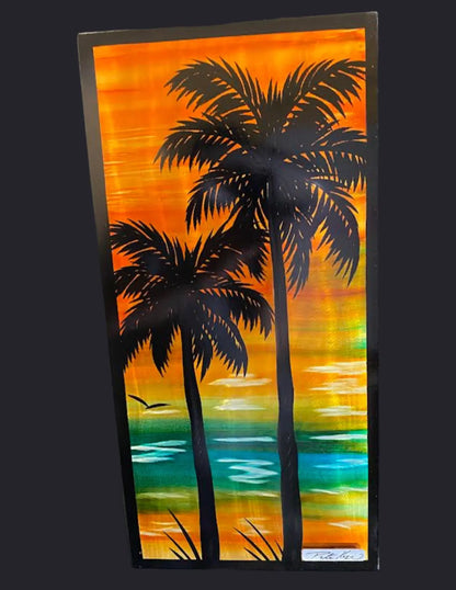 Palm Trees + Color Options PETE KOZA METAL ART 2