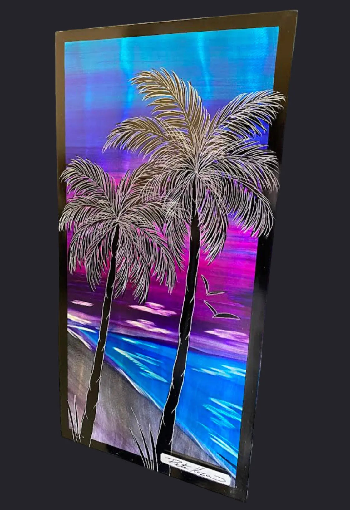 Palm Trees + Color Options PETE KOZA METAL ART 2