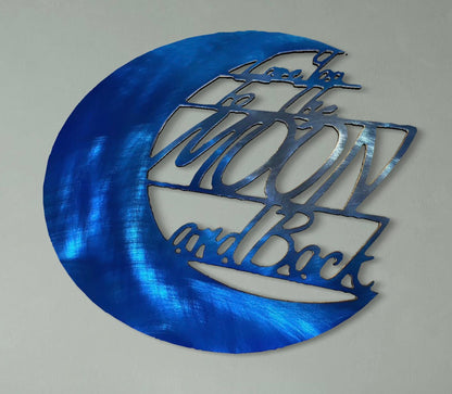 Love You To The Moon And Back PETE KOZA METAL ART 2