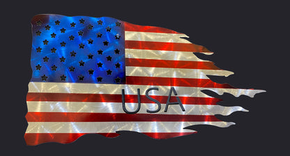 USA FLAGS + options in style and size Pete Koza Metal Art