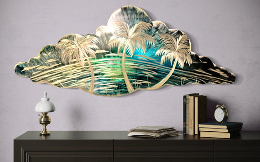 Tropical Cloud Metal Art PETE KOZA METAL ART