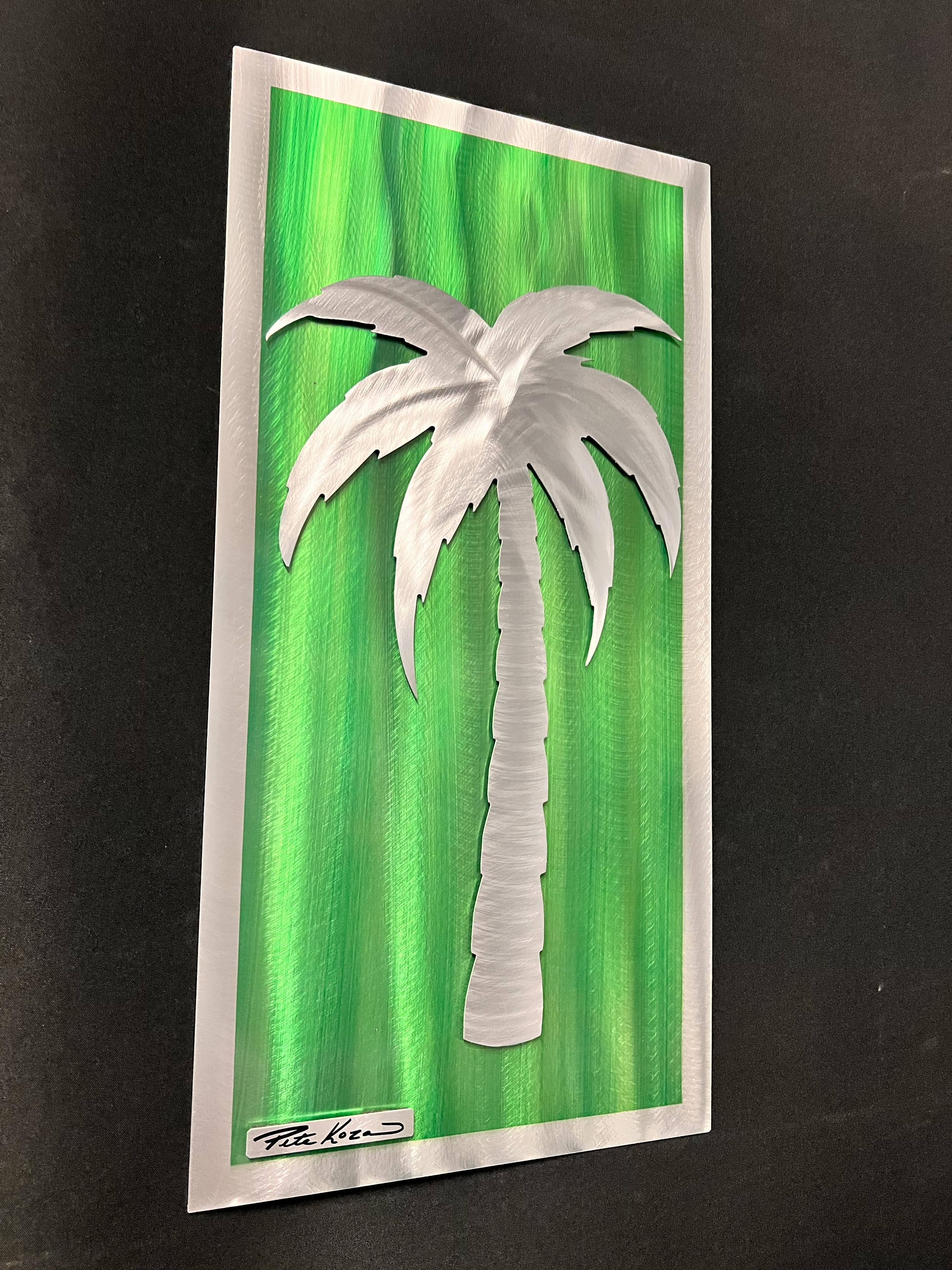 20% OFF! *New Palm Tree Scene PETE KOZA METAL ART