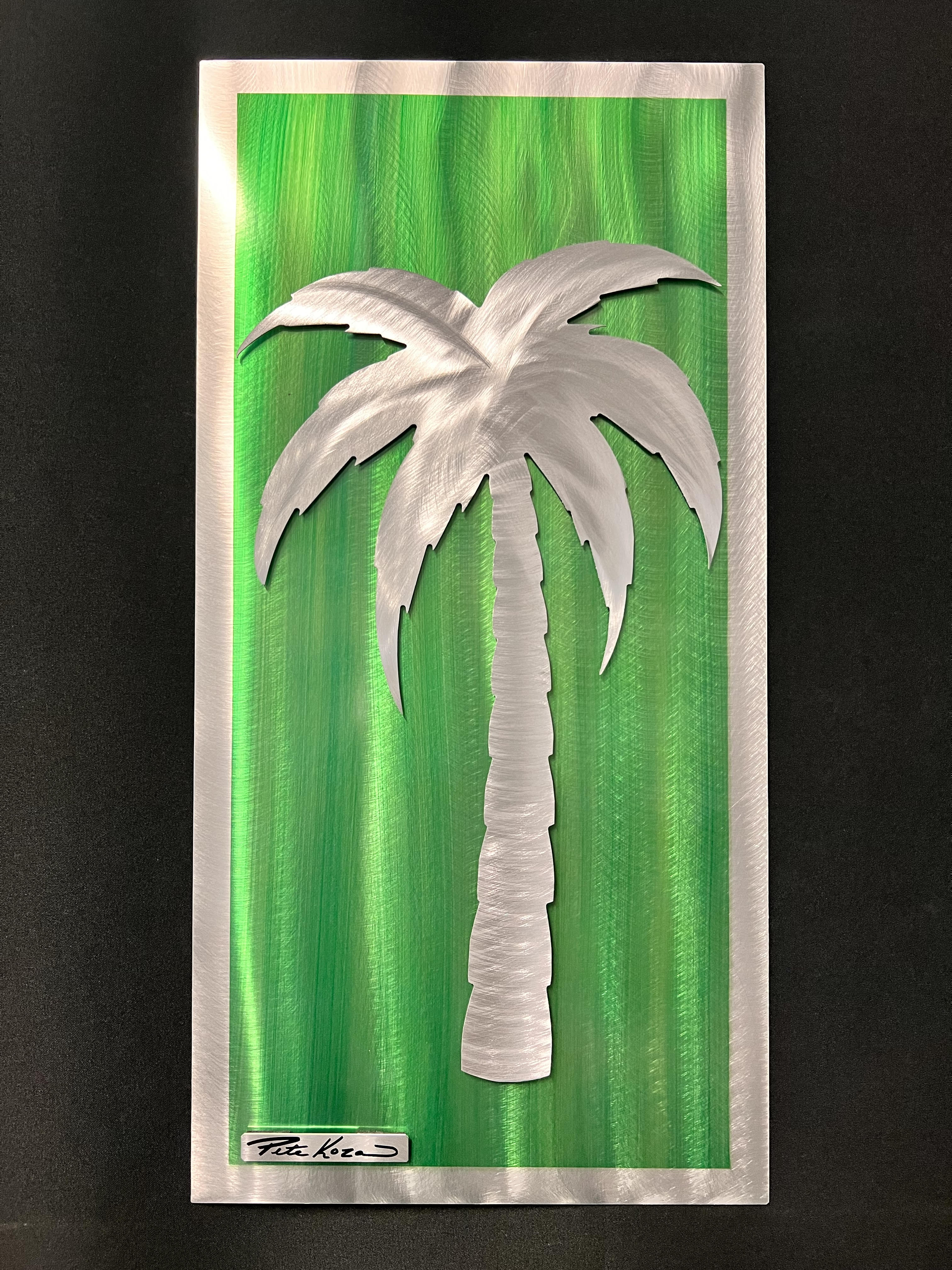 20% OFF! *New Palm Tree Scene PETE KOZA METAL ART