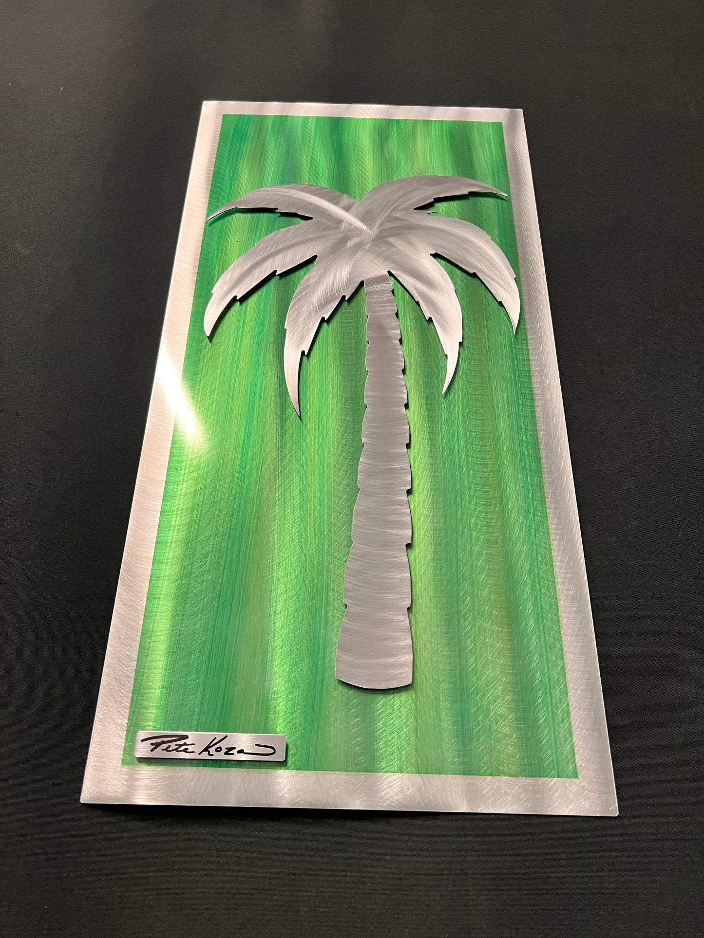 20% OFF! *New Palm Tree Scene - Pete Koza Metal Art