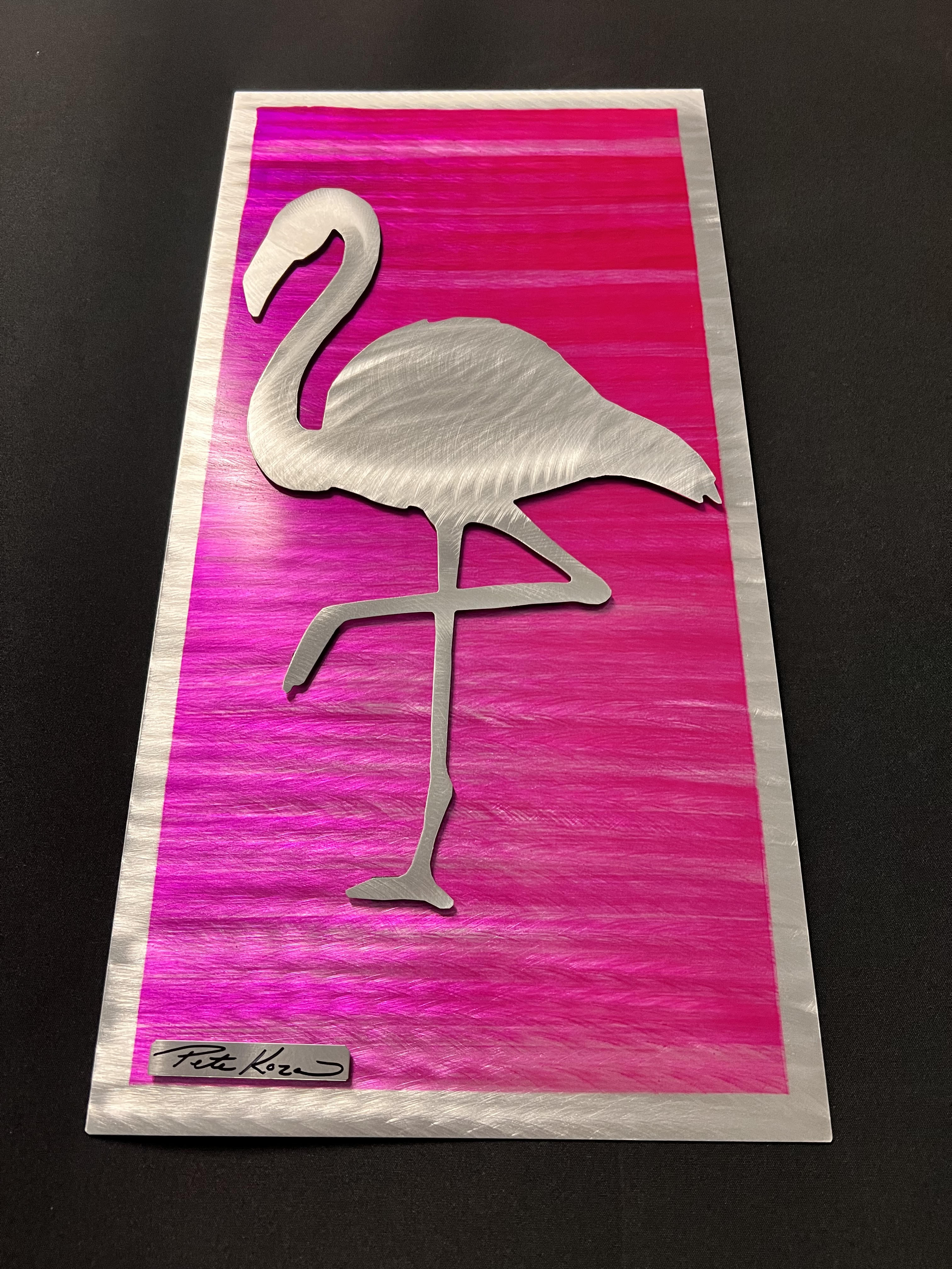 Flamingo Scene PETE KOZA METAL ART