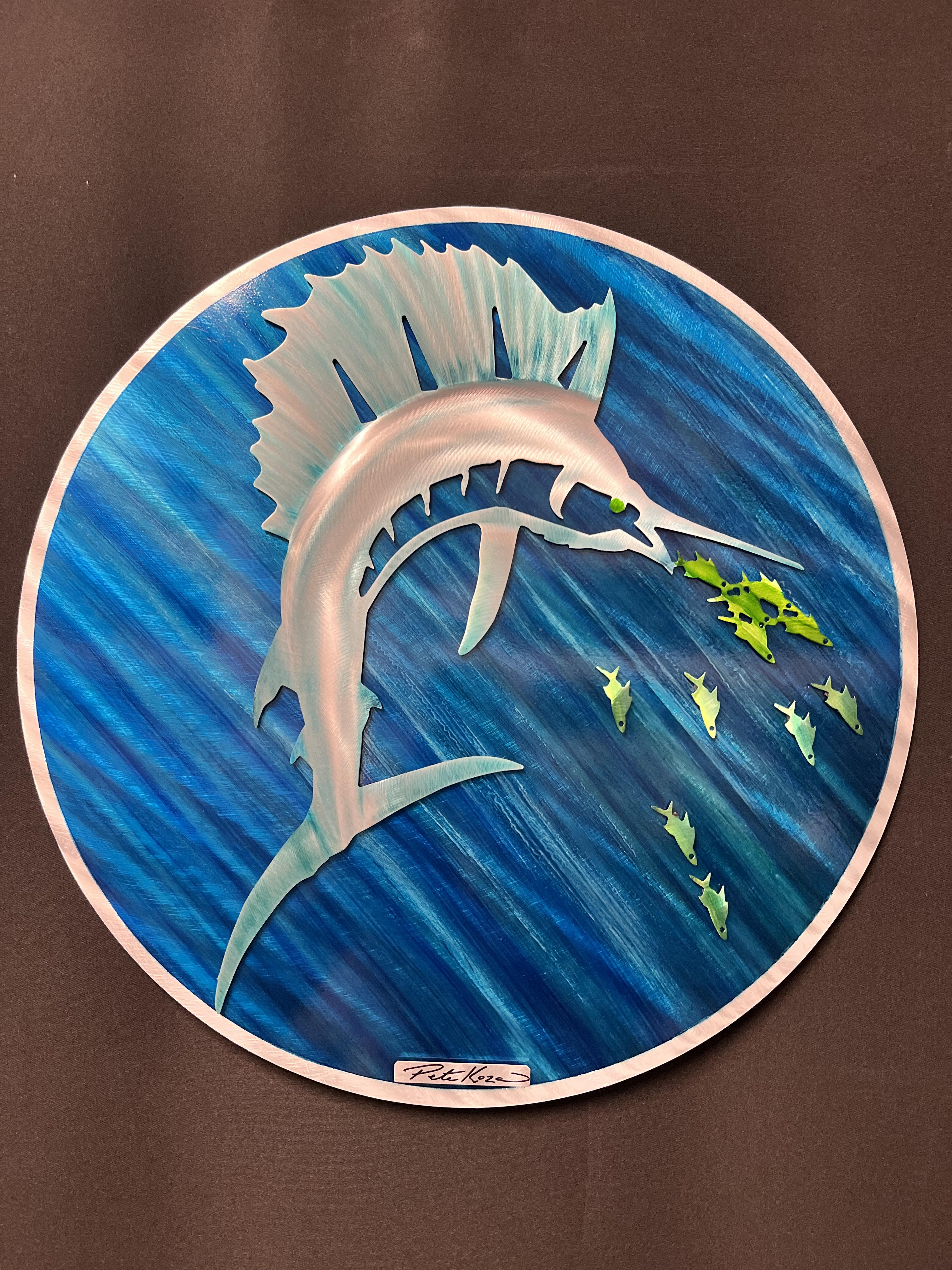 Sailfish Circle V.2 PETE KOZA METAL ART