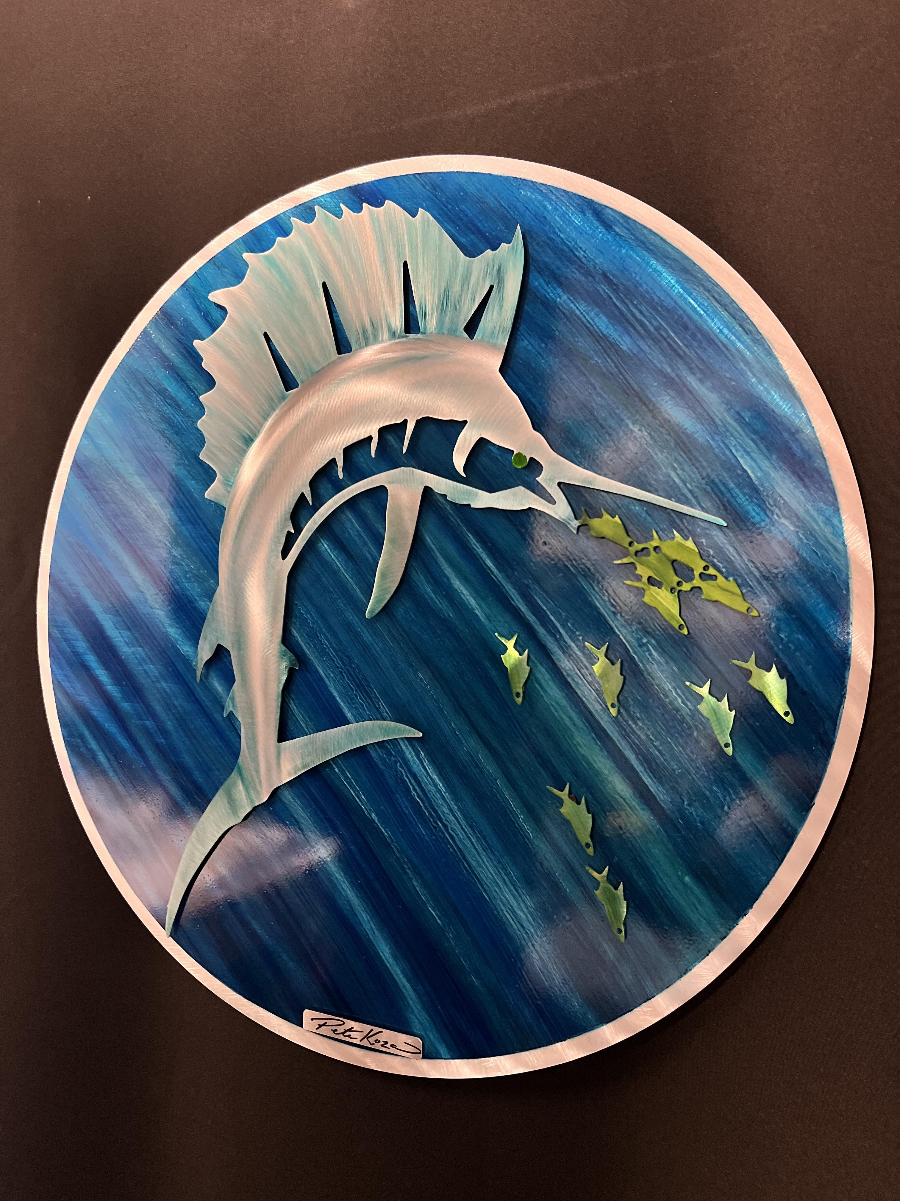 Sailfish Circle V.2 PETE KOZA METAL ART